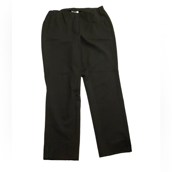 J.Jill pointe slim leg stretchy pants black woman’s size small petite - Picture 1 of 8